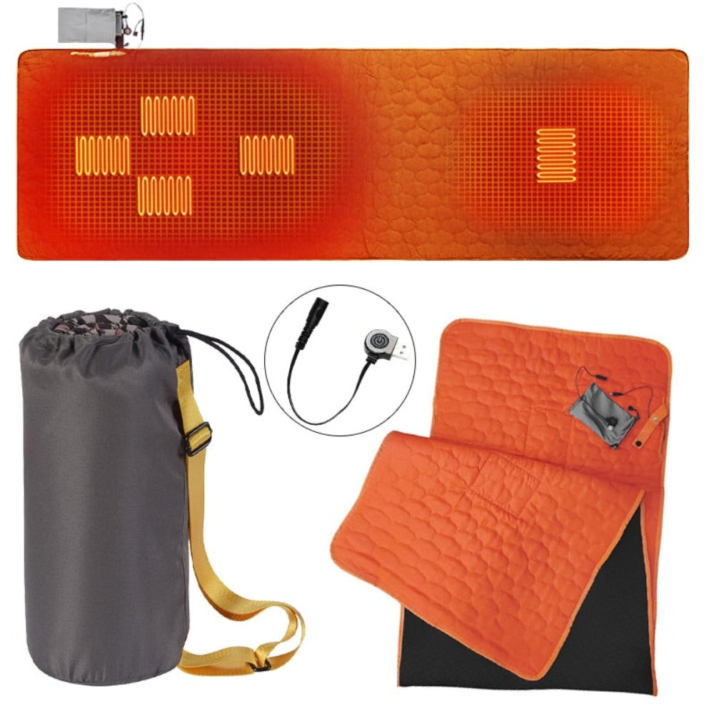 Heated USB Portable Camping Mat for Outdoor Sleeping