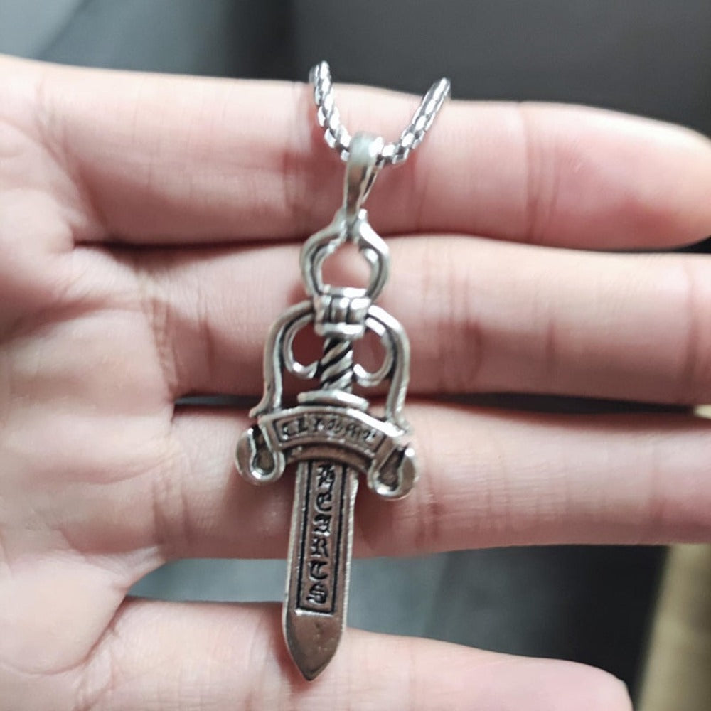 Warrior Sword Necklace for Men