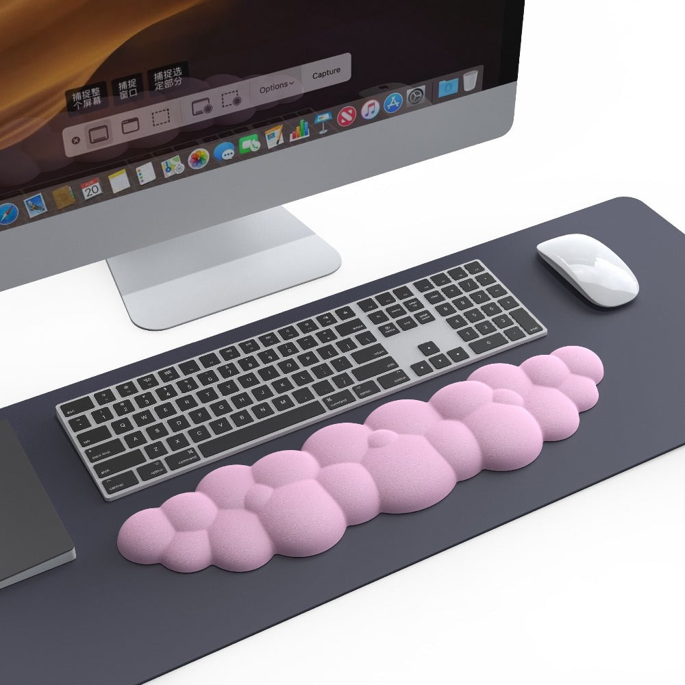 Memory Foam Mousepad with Wrist Support