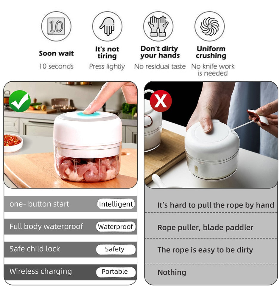 Mini USB Vegetable Chopper Portal