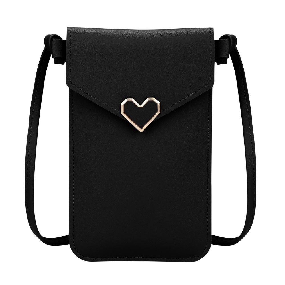 Crossbody Phone Wallet with Touch Screen and Hands-Free Design