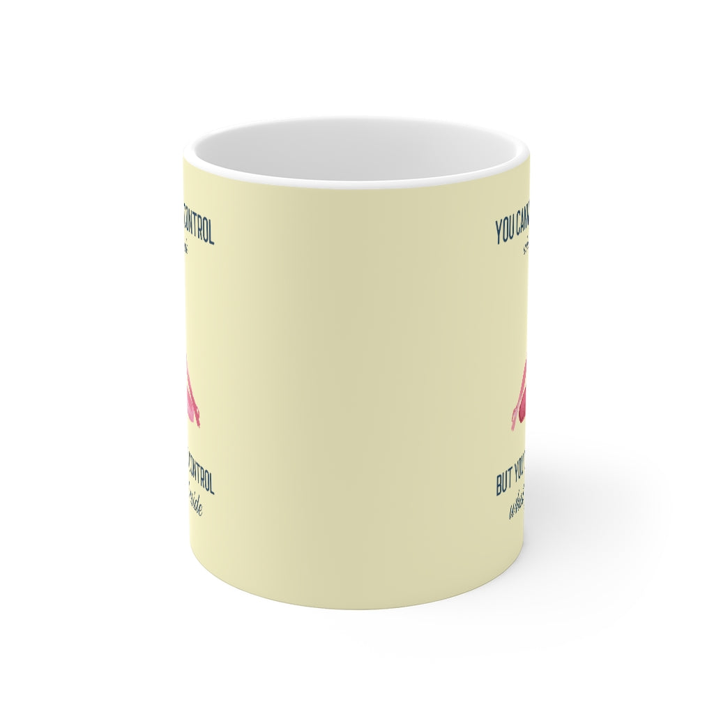 Control What Happens Within: Empowering Yoga Mug