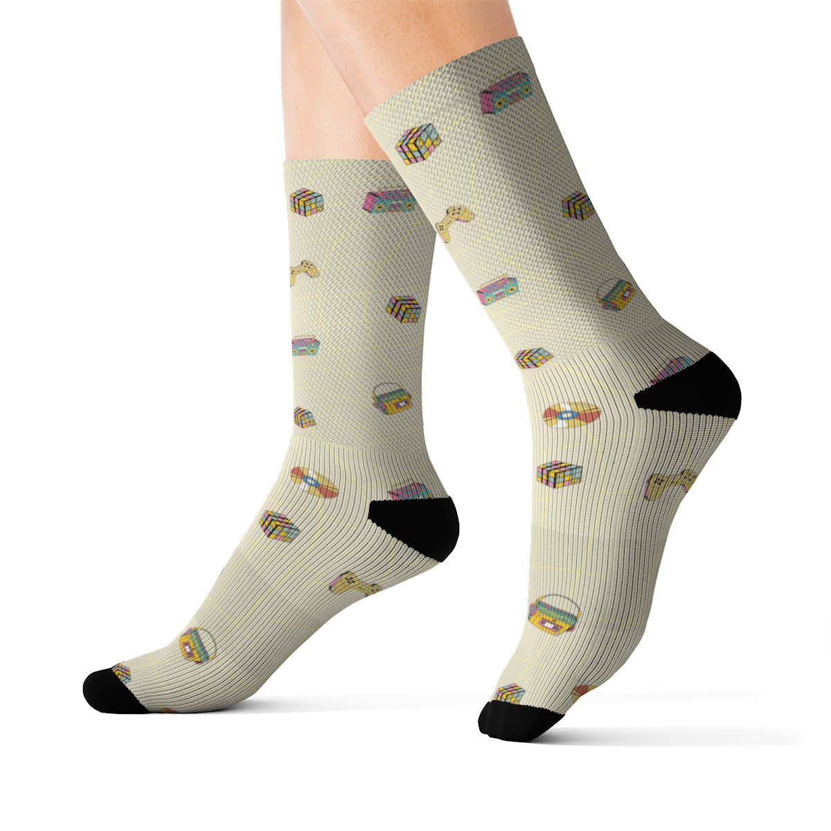 Fun Socks with a Retro Gaming Twist