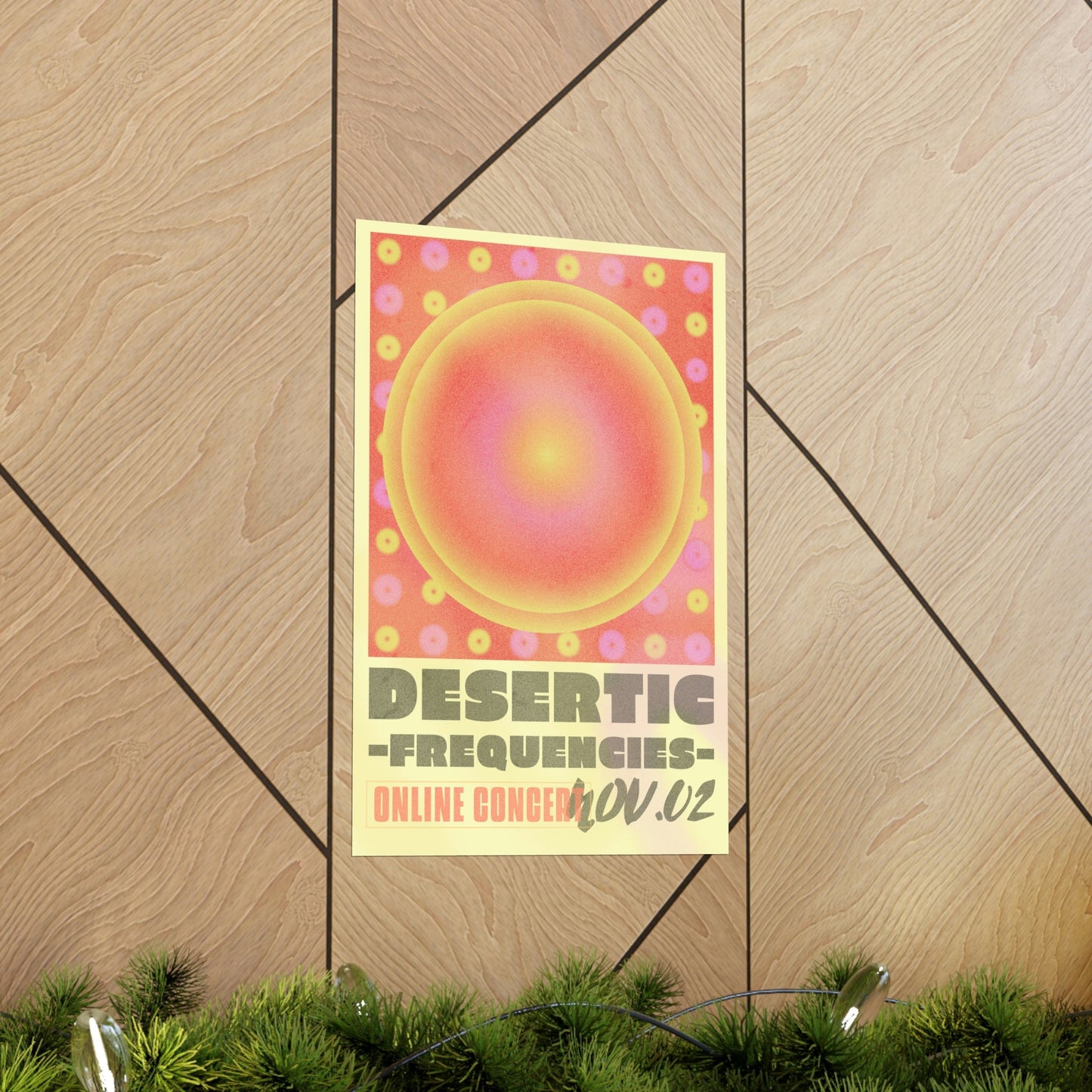 Gradient Poster Concert Experience Online