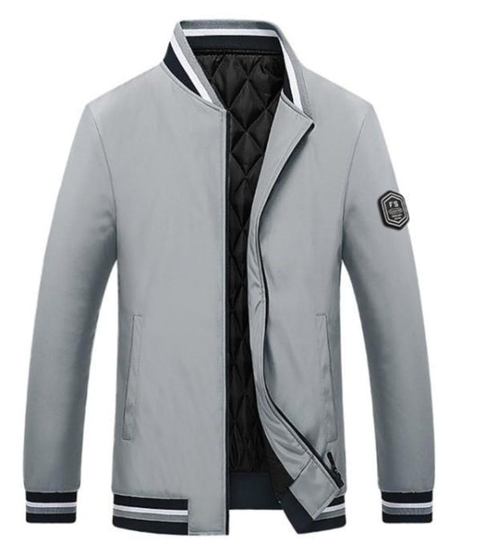 Baseball Jacket for Men with Built-In Thermal Lining
