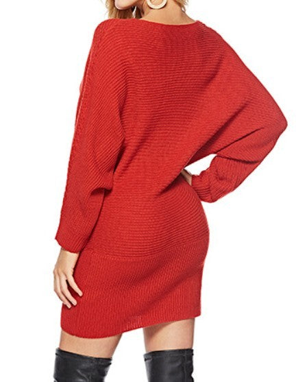 Mid Length Batwing Sweater for Women
