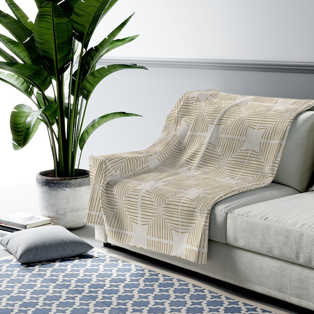 Plush Throw Blanket with Beautiful Design