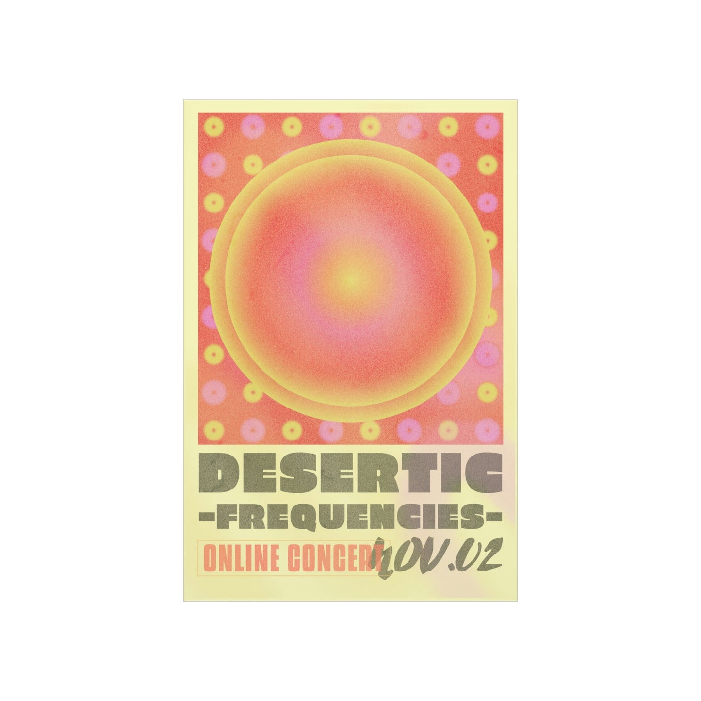 Gradient Poster Concert Experience Online