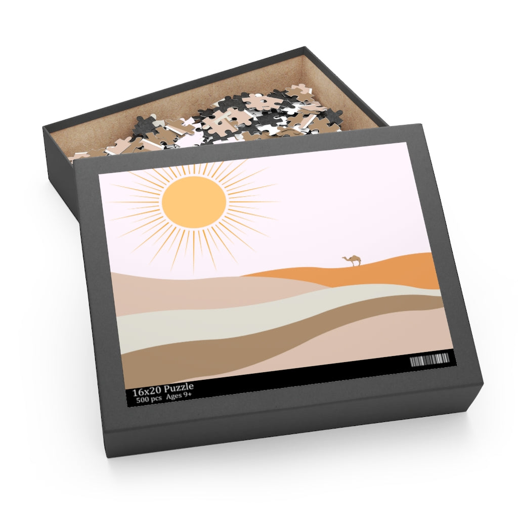 Artistic Jigsaw Puzzle - 500 Pieces for the Sunlit Sands