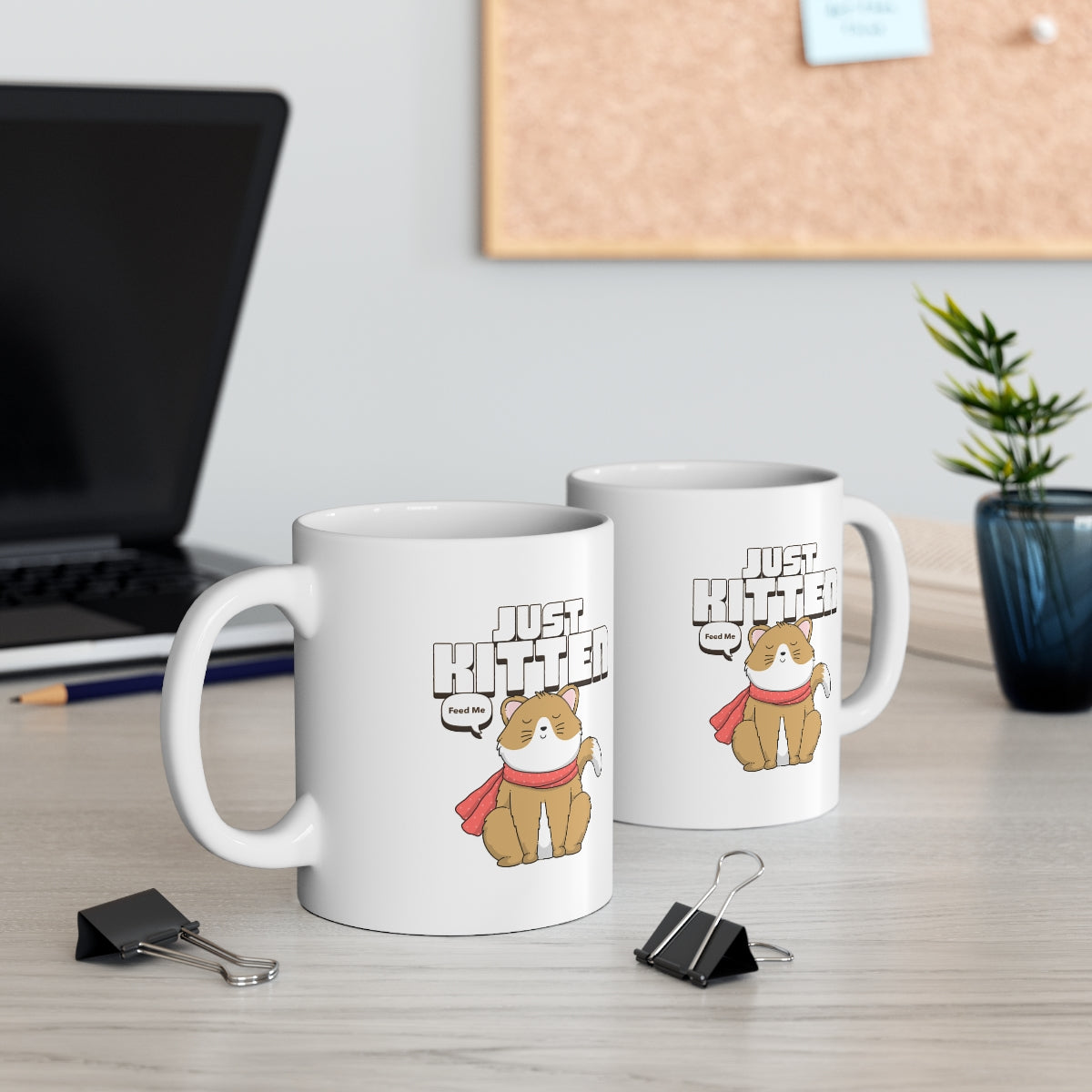 Cat Lover's Delight Novelty Kitten Mug