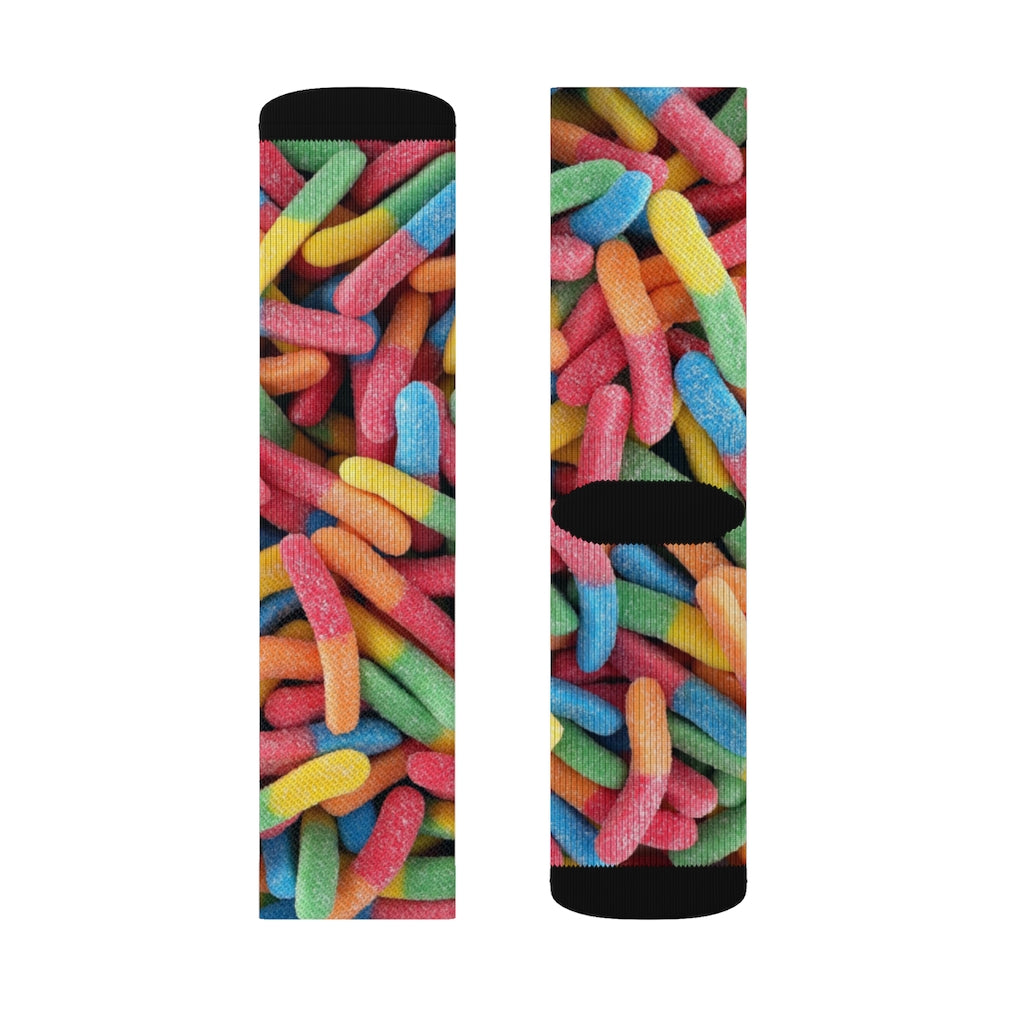 Novelty Socks: Sweet Gummy Candy Design