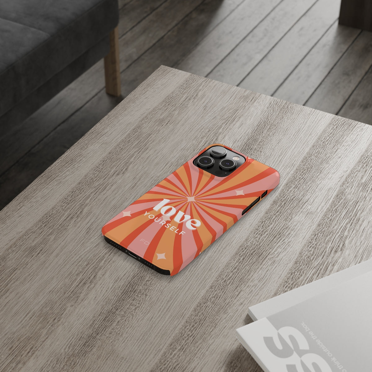 Positive Message iPhone Case for Self-Love and Slim Design