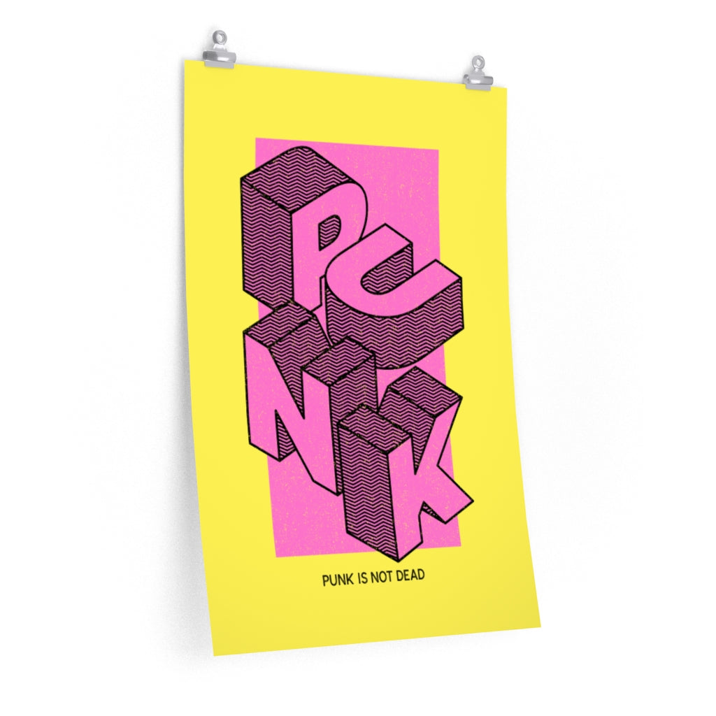 Retro Punk Lives Poster