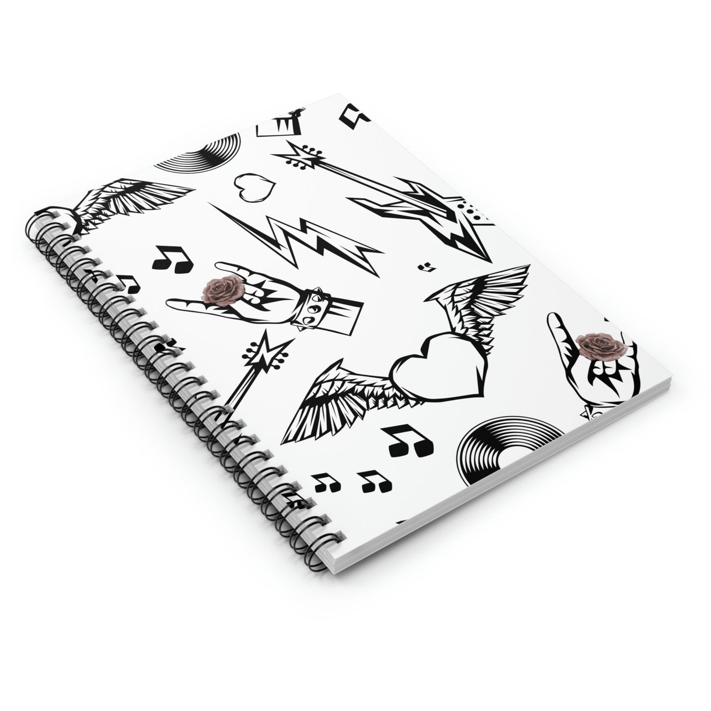 Spiral Notebook - Rock and Blooms
