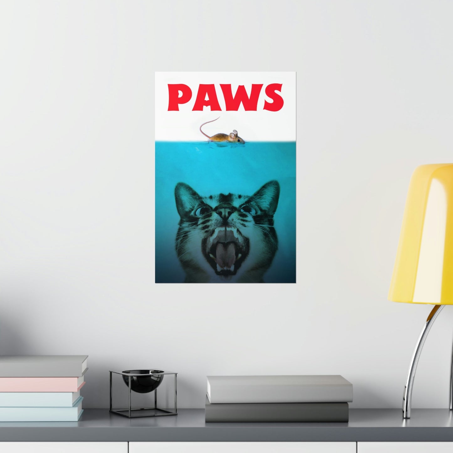Movie Poster Featuring a Cat and Mouse Theme