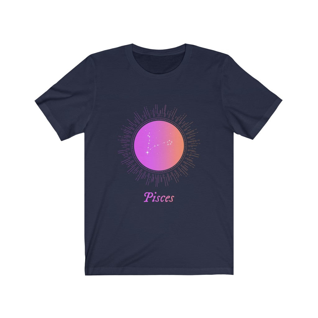 Gradient Pisces Women's Zodiac Tee