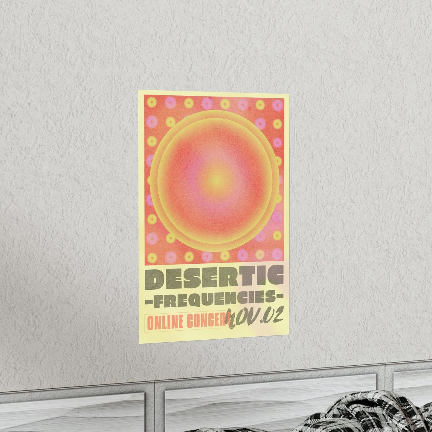 Gradient Poster Concert Experience Online