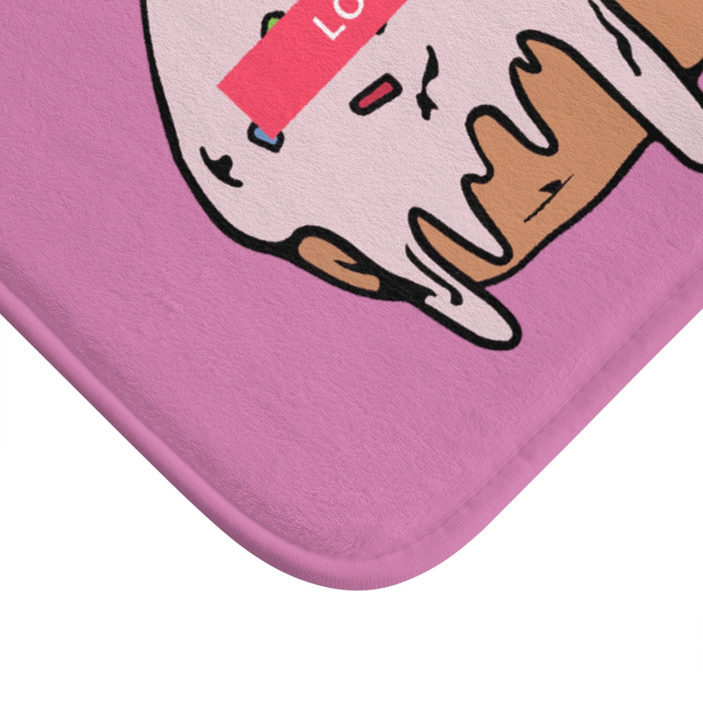 Life of Love Donuts Bathroom Rug