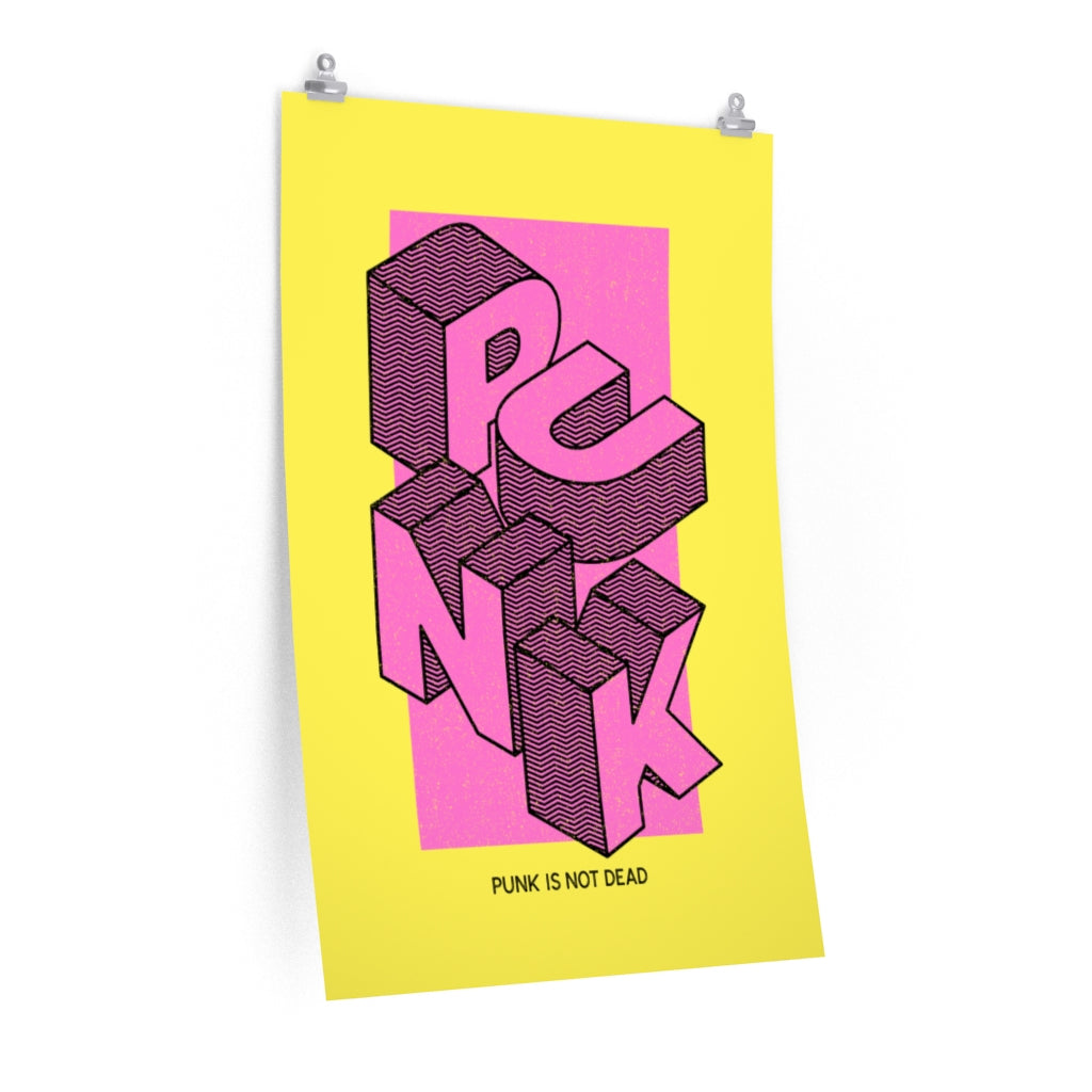 Retro Punk Lives Poster
