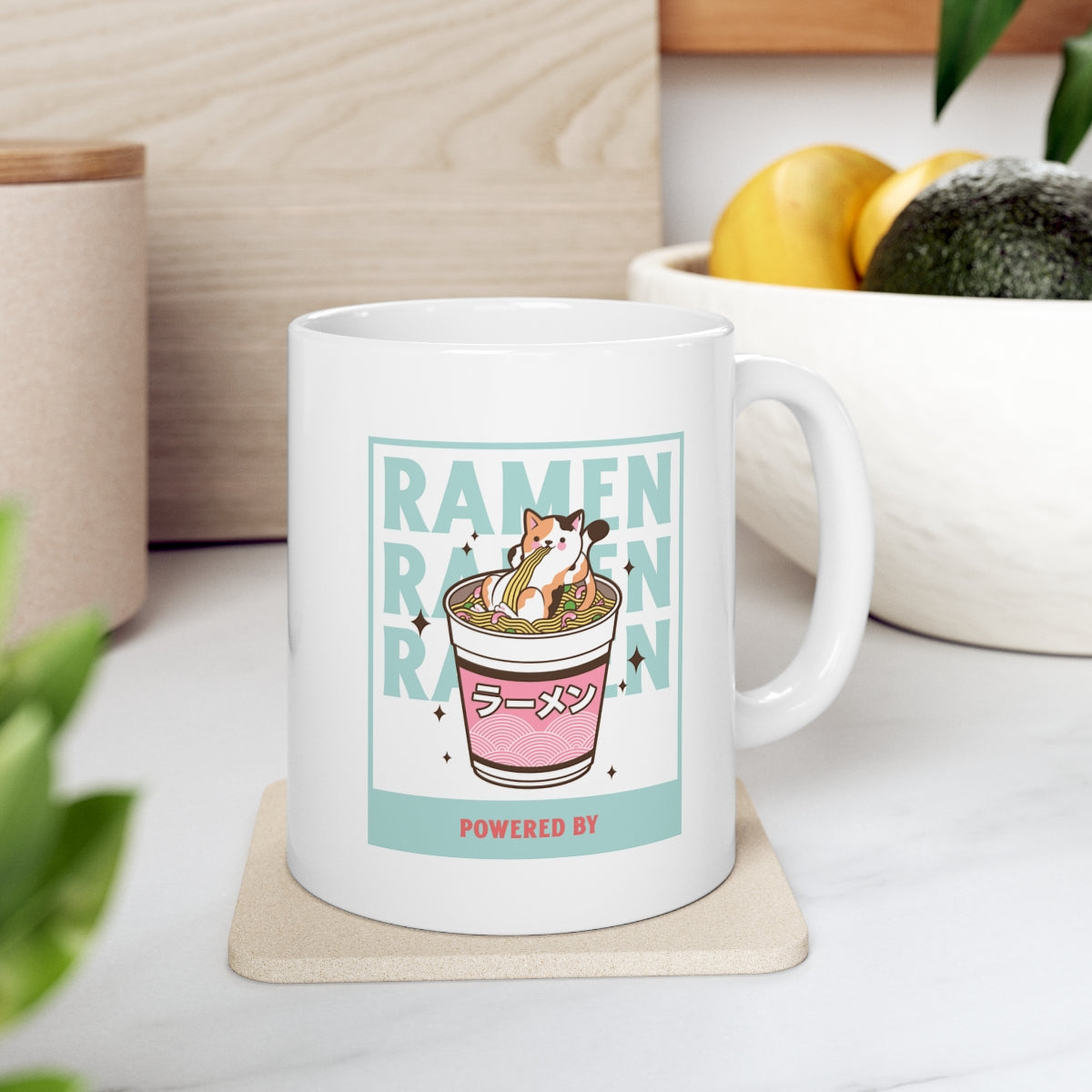 Powered by Ramen Unique Mug