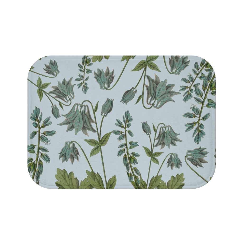 Renew the Meaning of Bluebell Blossoms Bathroom Rug Home Decor