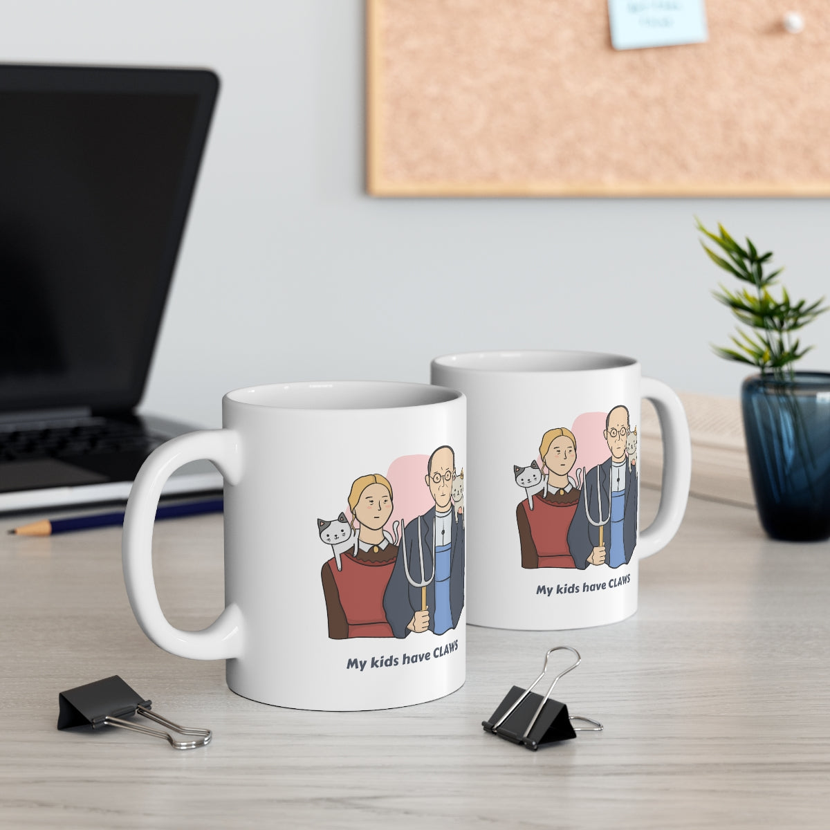 Cat Novelty Mug: My Children Possess Claws