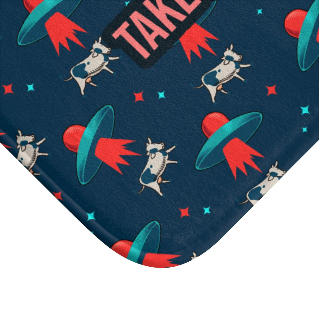 Alien & Bovine Bathroom Rug Home Decor