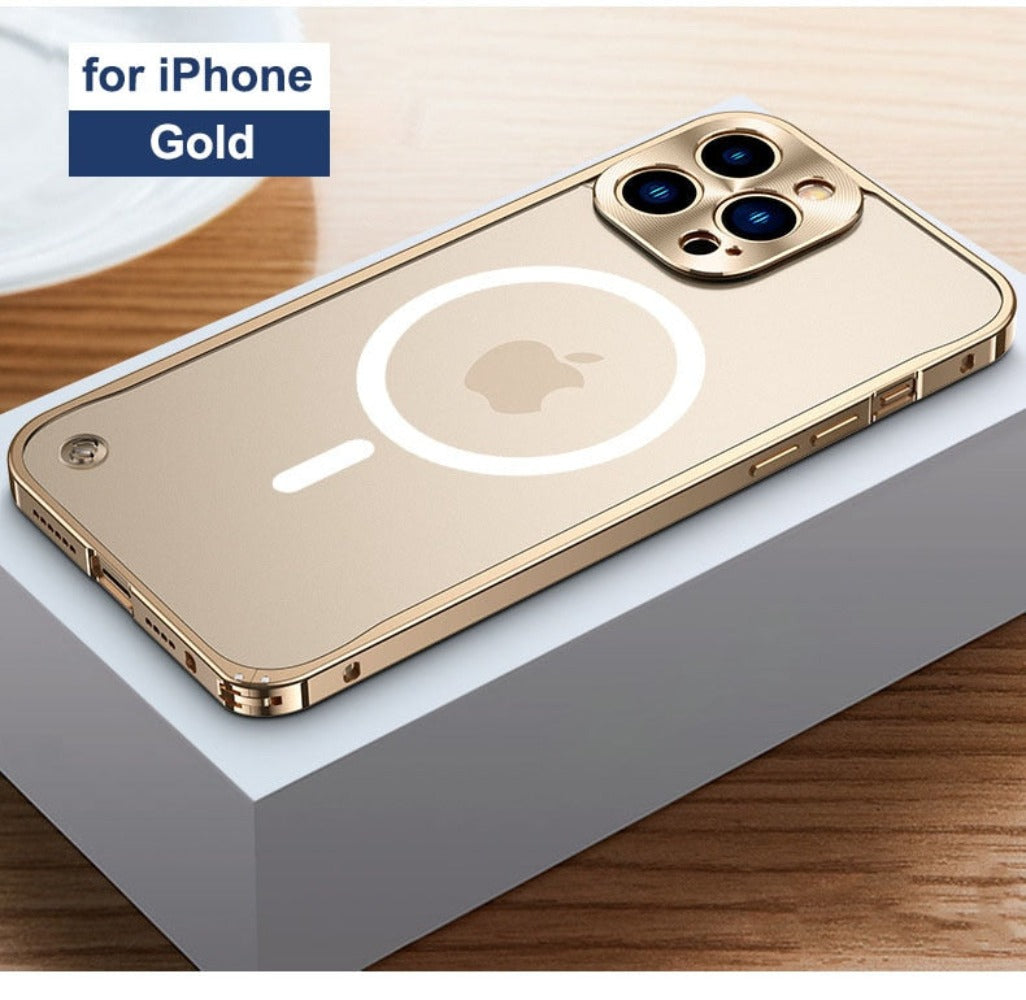 Metal Frame Premium Protective Case for iPhone: Enhancing Style and Durability