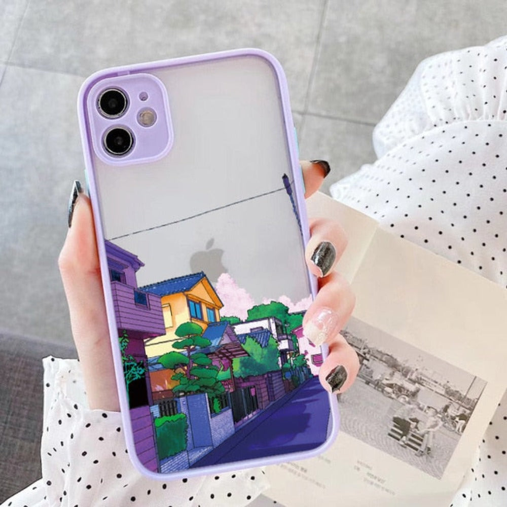Protective Case for iPhone - Anime Cartoon Design