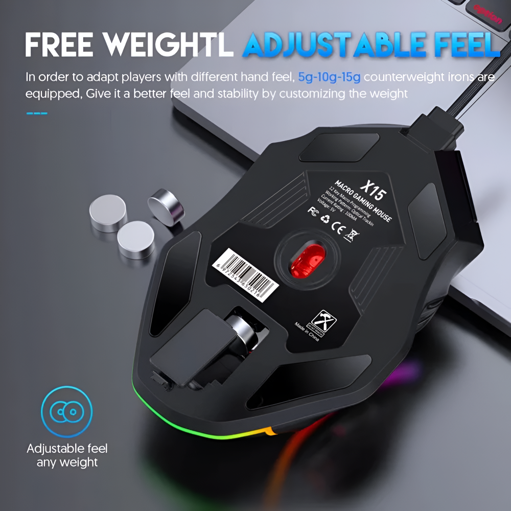 Dragon Ultimate Gaming Mouse - Unleash Your Gaming Potential with 12800 DPI and 12 Programmable Keys