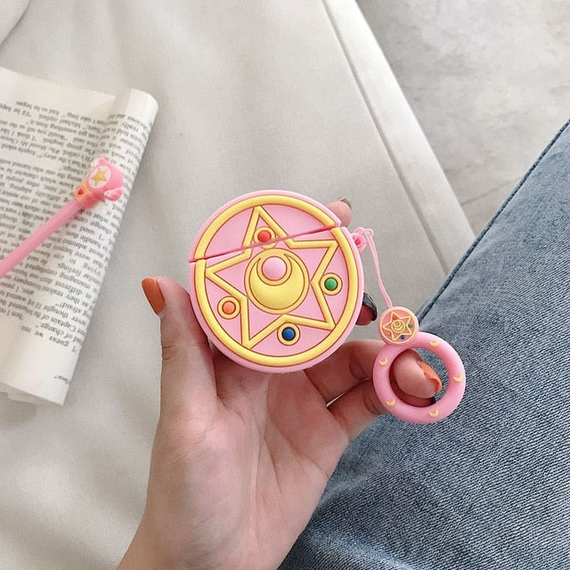 Silicone Airpods Case with Cartoon Design