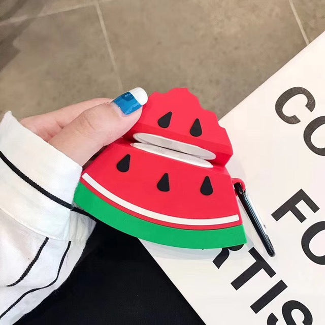 Silicone Airpods Case with Cartoon Design