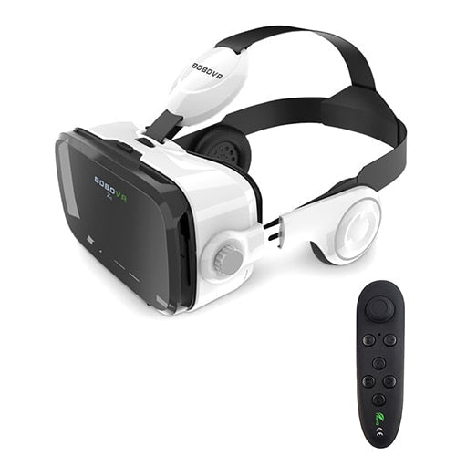 Ninja Dragon VZ4 Virtual Reality Headset with Remote Control for 4" to 6" Smartphones