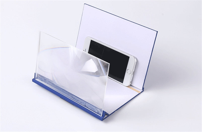 Protective Case 8" Foldable Mobile Phone Screen Amplifier for On-the-Go