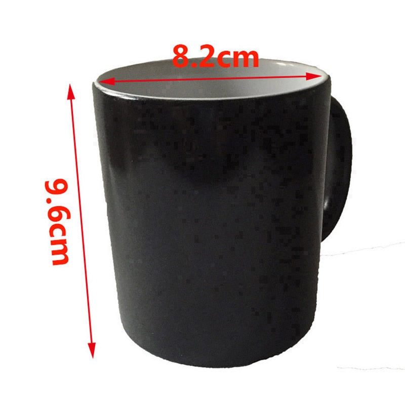 Colorful Beer-Themed Ceramic Mug - A Magical Heat-Sensitive Delight!