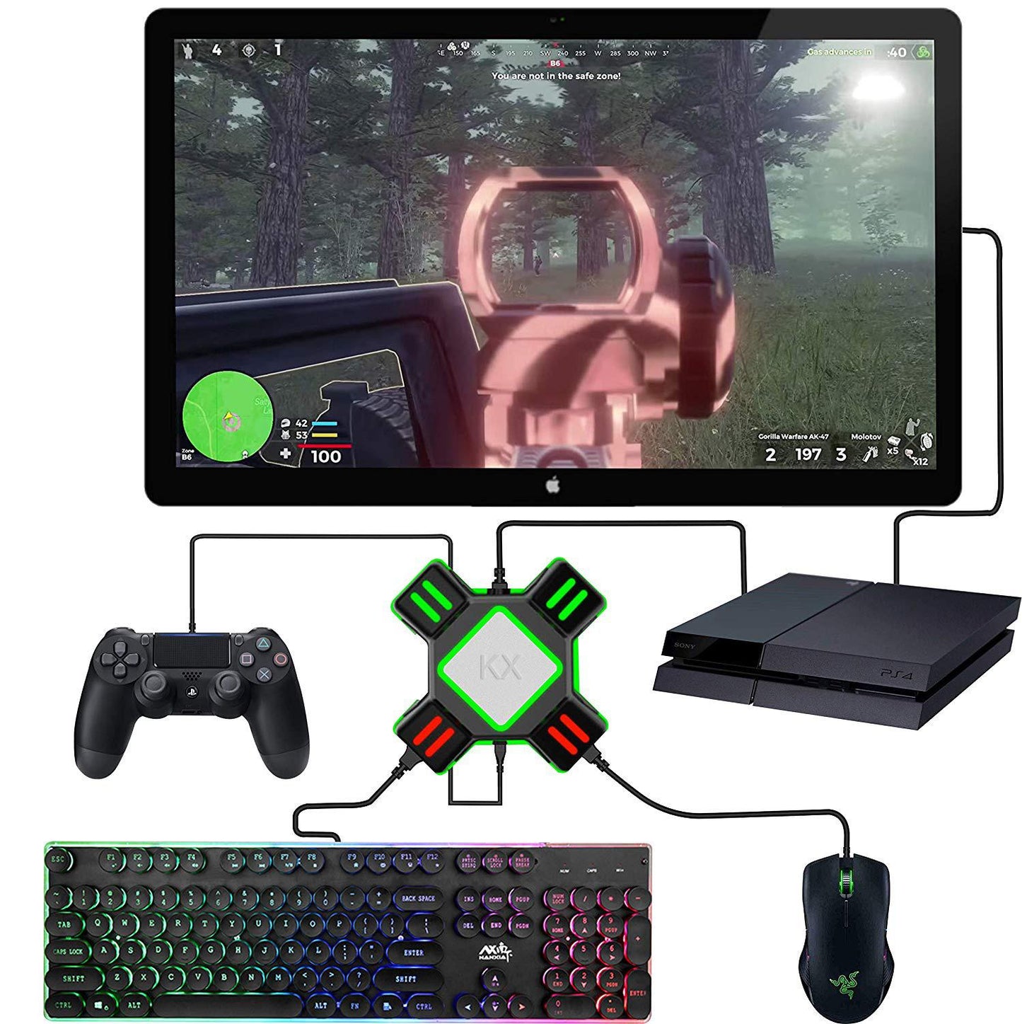 Gaming Adapter for Keyboard and Mouse - ConnectX