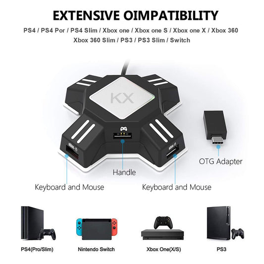 Gaming Adapter for Keyboard and Mouse - ConnectX