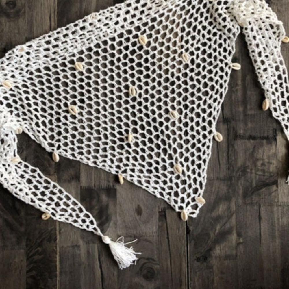 Crocheted Swimsuit Skirt Cover-up