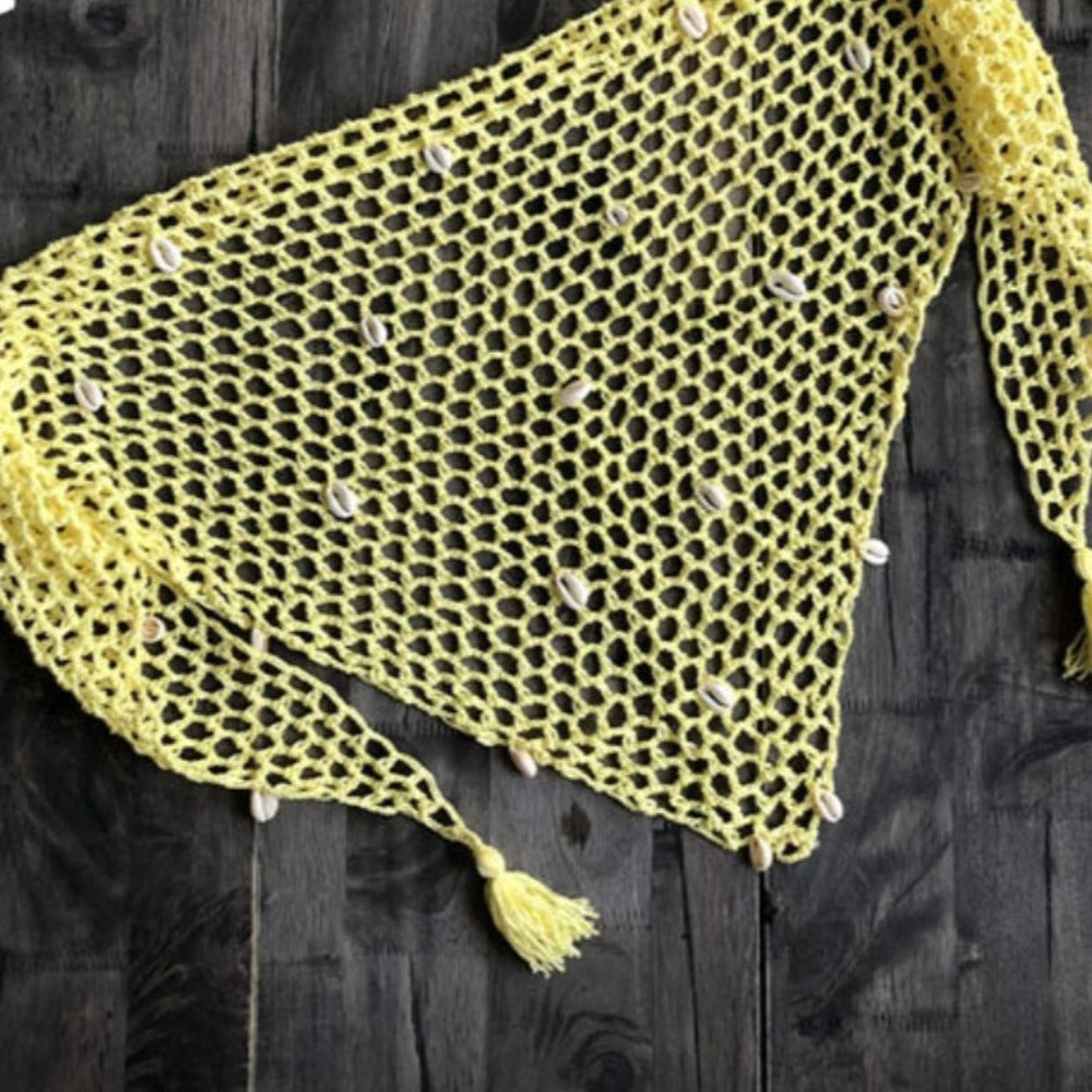 Crocheted Swimsuit Skirt Cover-up