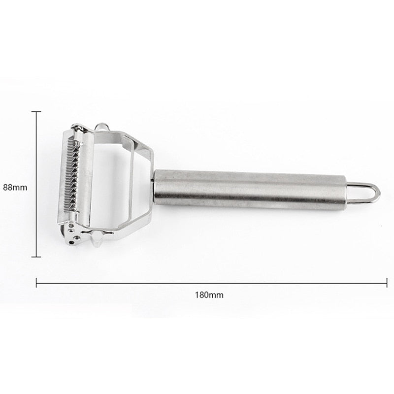 Kitchen Tool for Peeling Vegetables, Fruits, and Potatoes with a Durable Stainless Steel Blade
