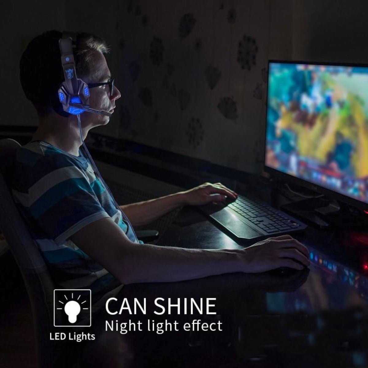 LED Gaming Headset Dragon G9800 - Revised Core Meaning Title