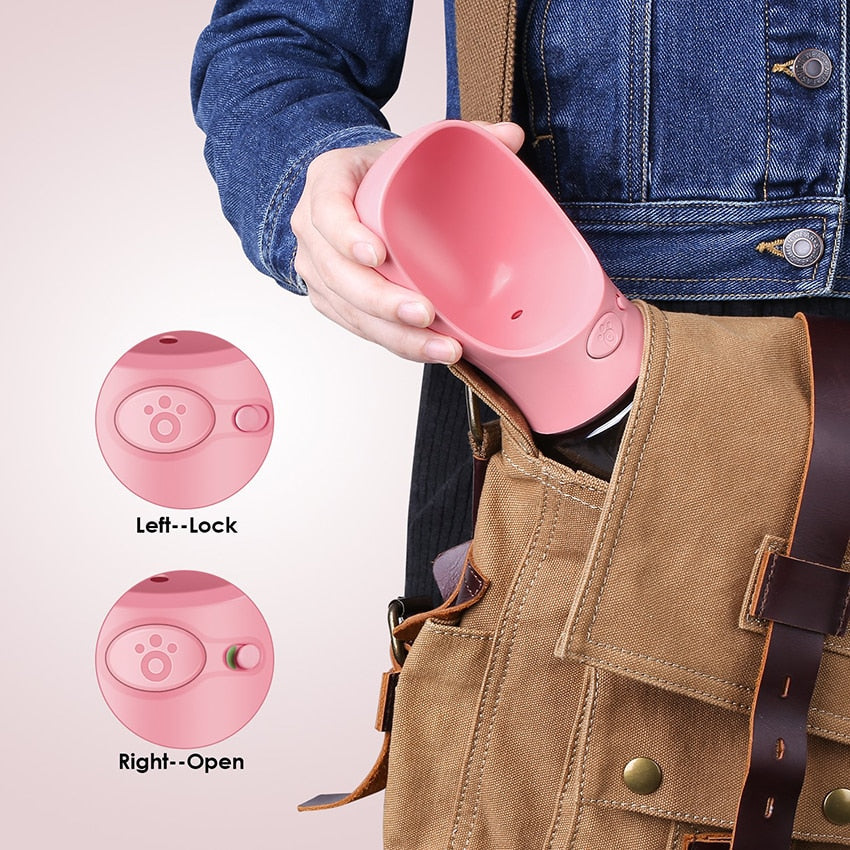 Portable Pet Hydration Bottle for Canines and Felines