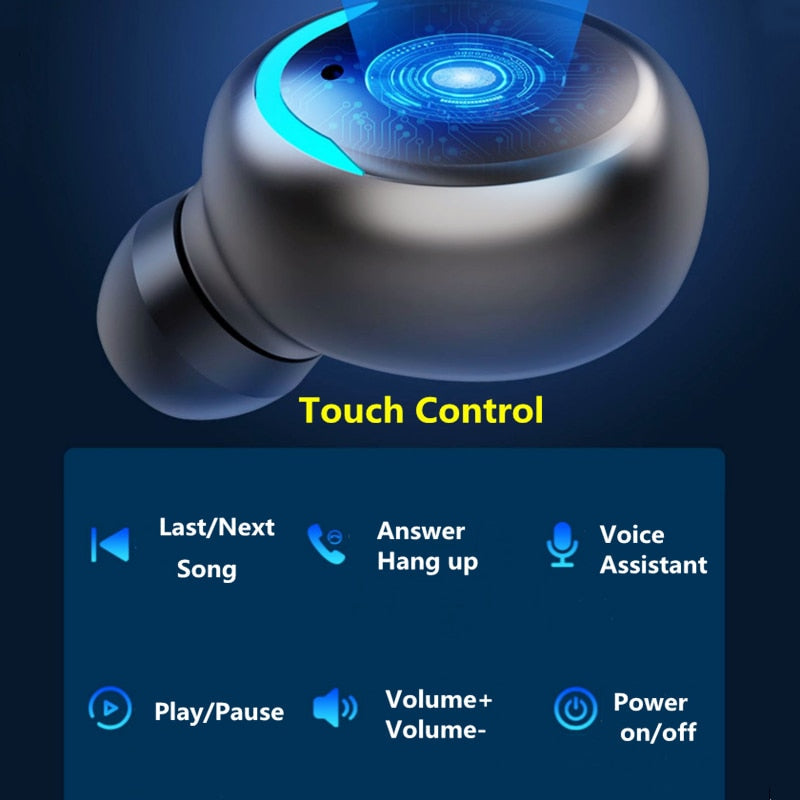 BTMAX Waterproof Wireless Earbuds with Ninja Dragon Sound - Bluetooth 5.1