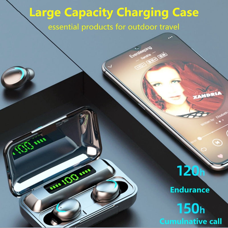 BTMAX Waterproof Wireless Earbuds with Ninja Dragon Sound - Bluetooth 5.1