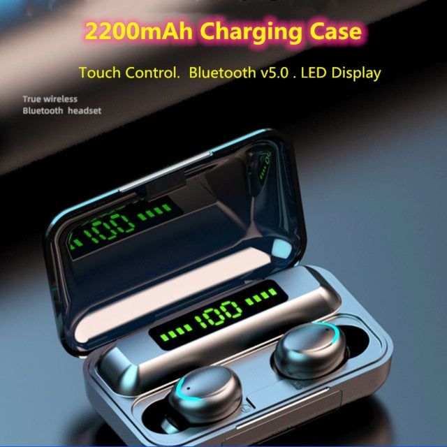 BTMAX Waterproof Wireless Earbuds with Ninja Dragon Sound - Bluetooth 5.1