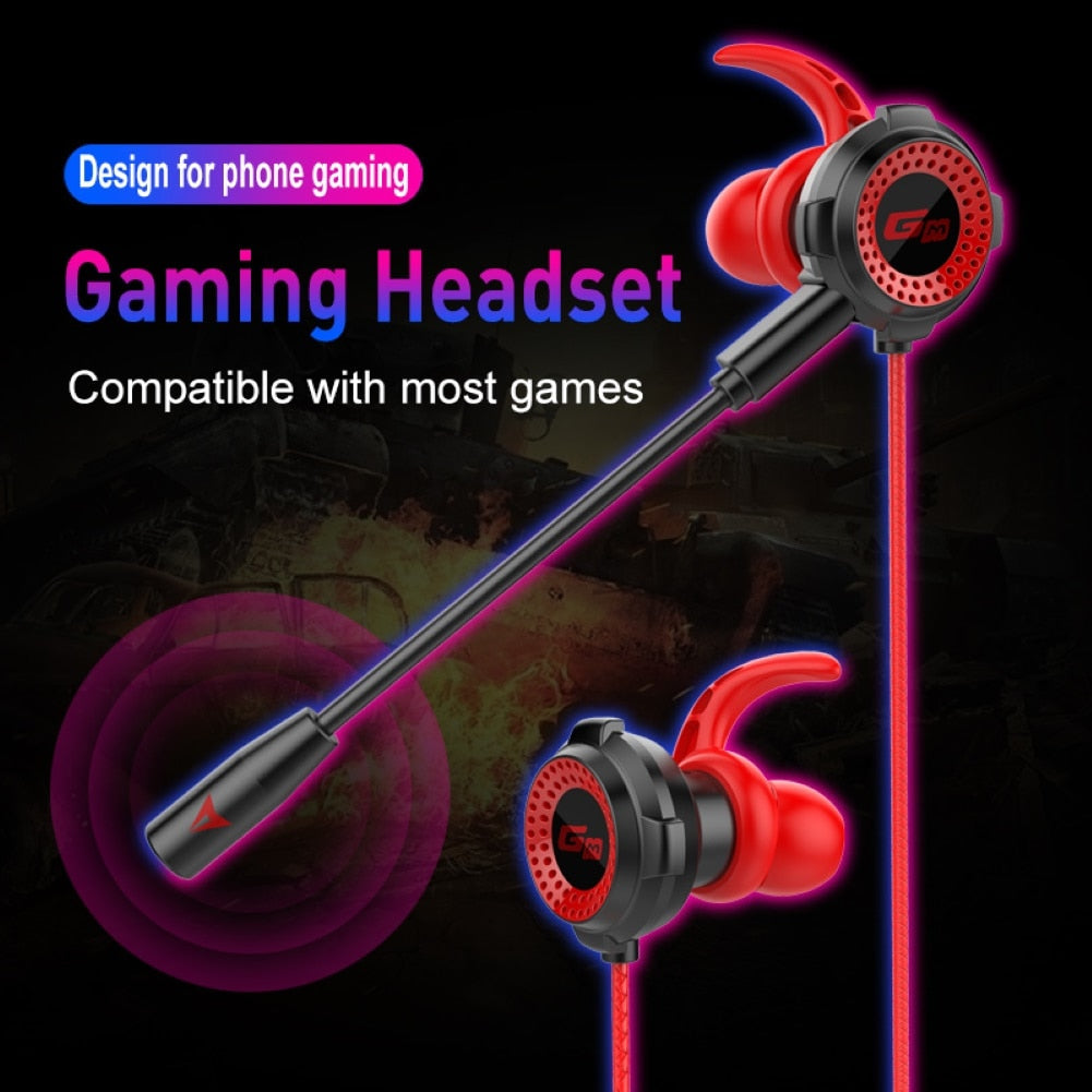 Extension Microphone Gaming Earphones - Dragon G2000 3.5mm