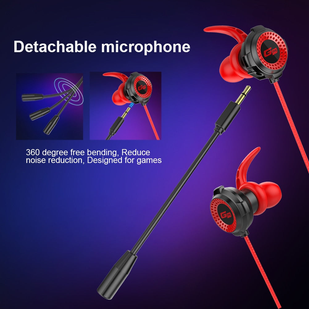 Extension Microphone Gaming Earphones - Dragon G2000 3.5mm