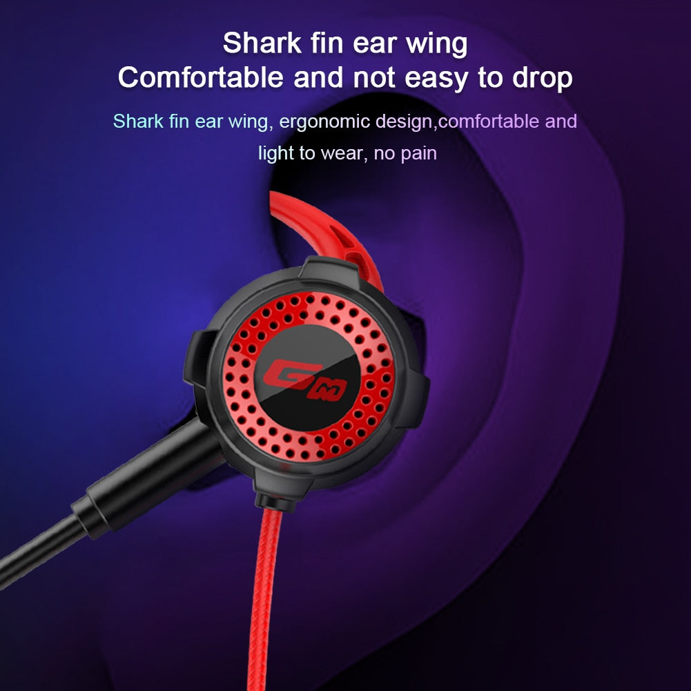 Extension Microphone Gaming Earphones - Dragon G2000 3.5mm