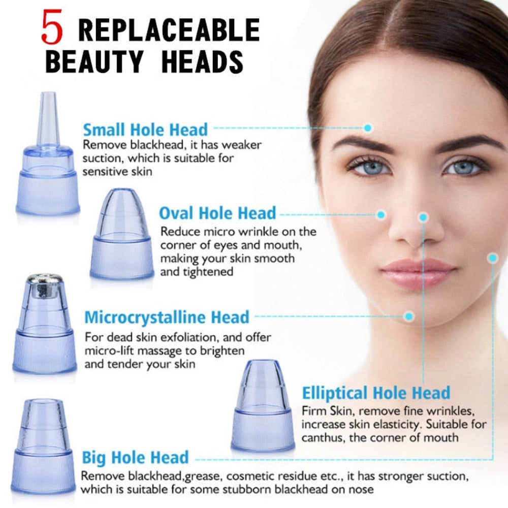 Electric Vacuum Blackhead Remover Device