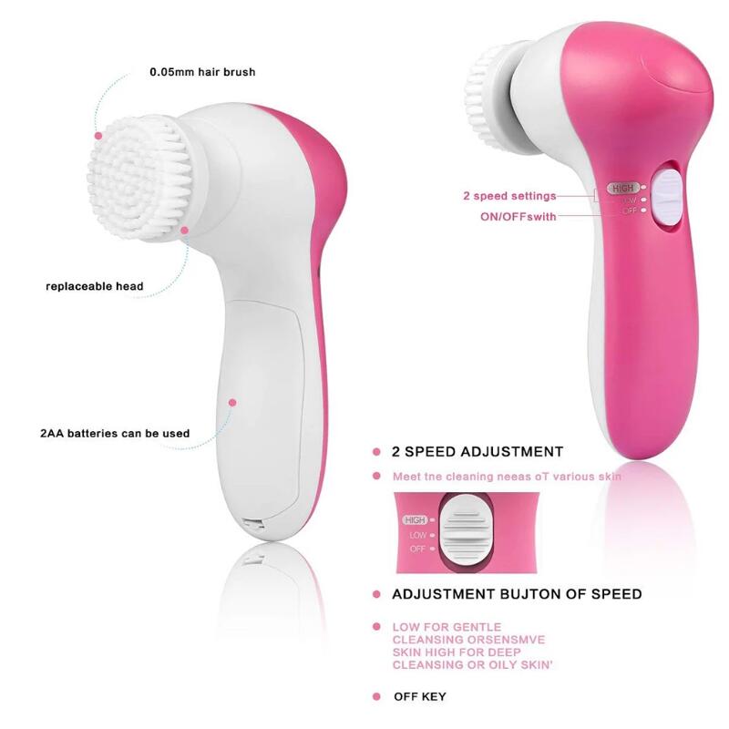 Massage Brush Set for Facial Cleansing